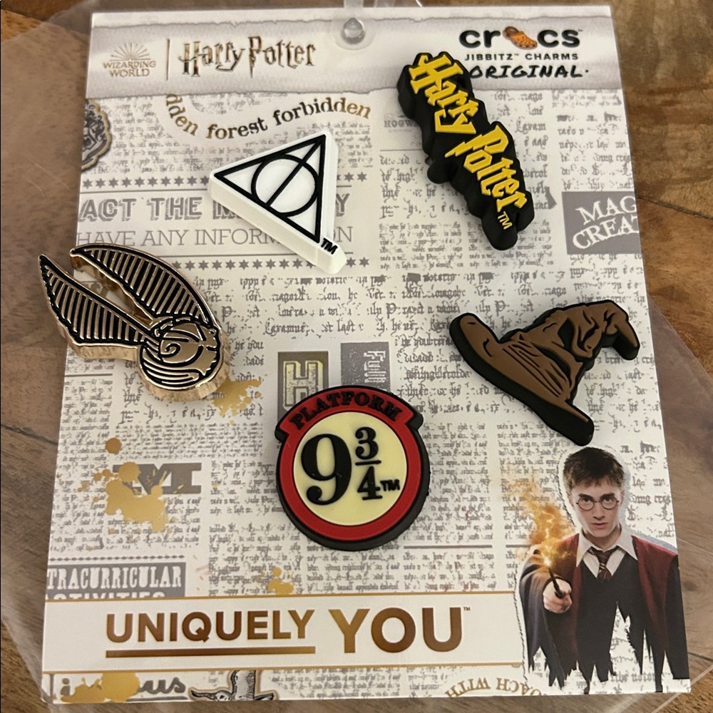 Crocs Jibbitz Charms, 5 pack, Harry Potter, NWT